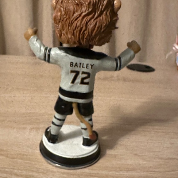 LA Kings Themed Bailey Party Mascot bobble Figurine - Gray - Picture 5 of 6